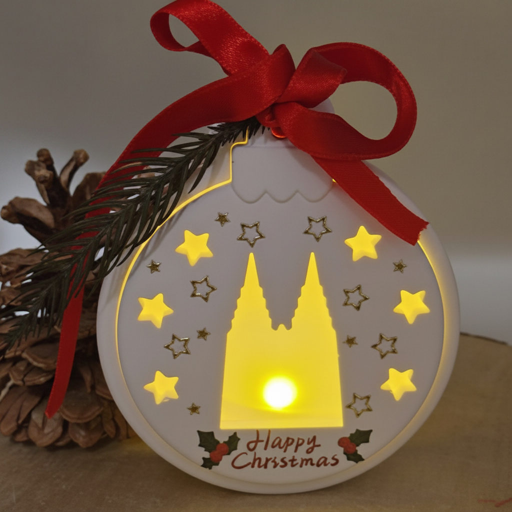 Detailansicht der Silikonform Ballonlicht Weihnachtskugel Rückseite für kreative Gießprojekte aus Raysin, Beton, Gips und Keramikpulver