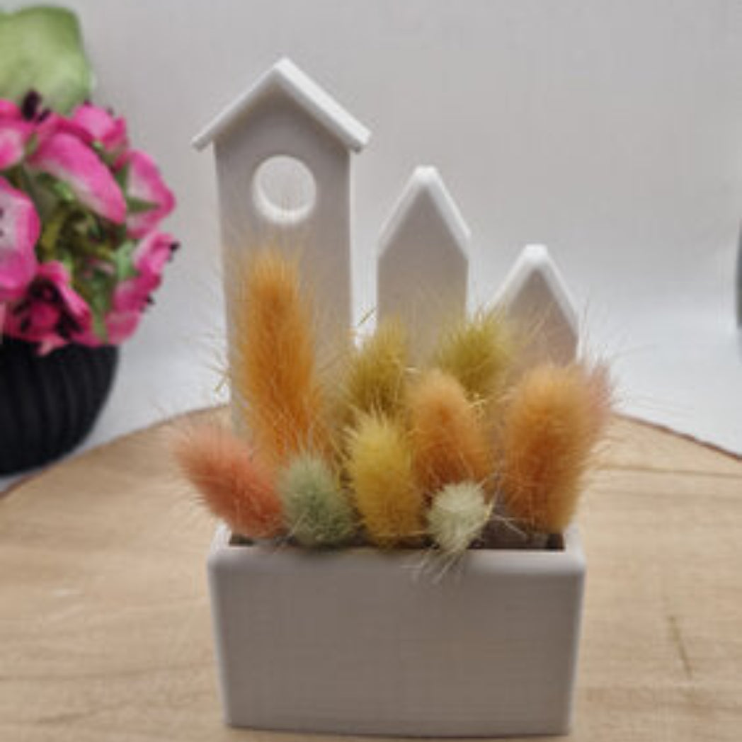 Gegossener Zaun Nr 2 aus Raysin mit Silikonform Gießform als kreative DIY Garten Deko und Geschenkidee für Haus und Garten Gestaltung